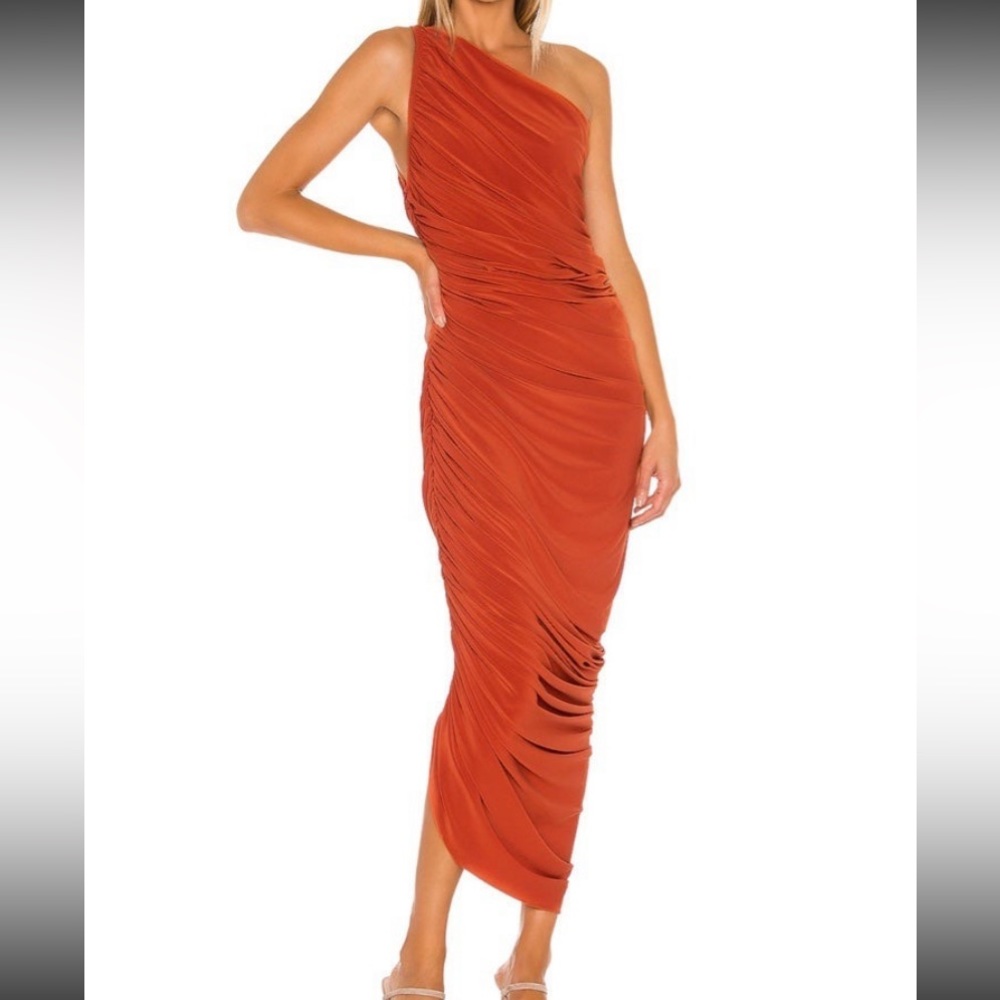 Norma Kamali x Revolve Diana gown